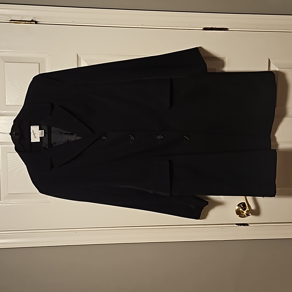 Jacqueline Ferrar Navy Coat